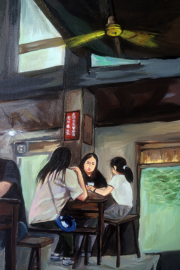 交通茶馆谈笑间这个世界会好吗