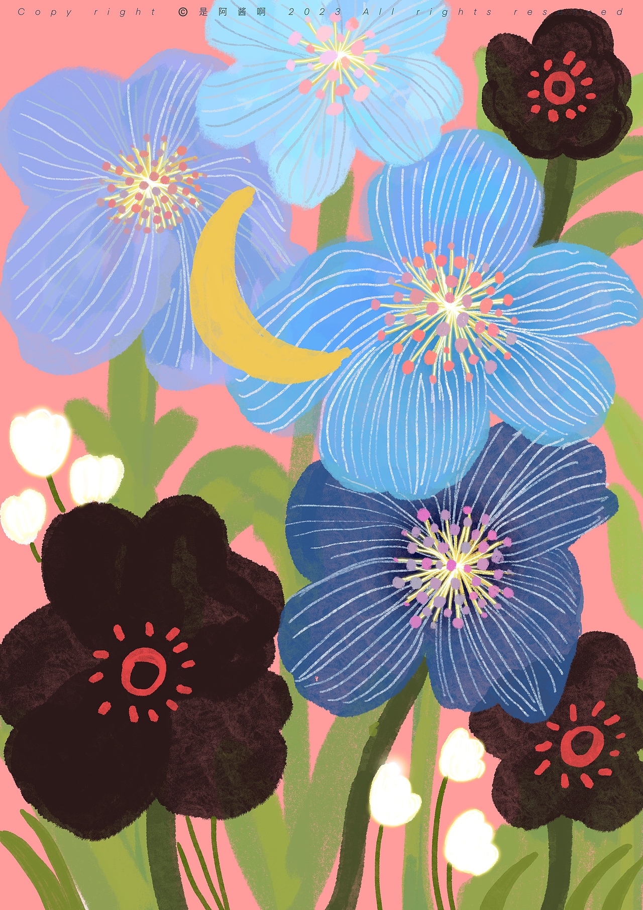 带着画笔逛公园