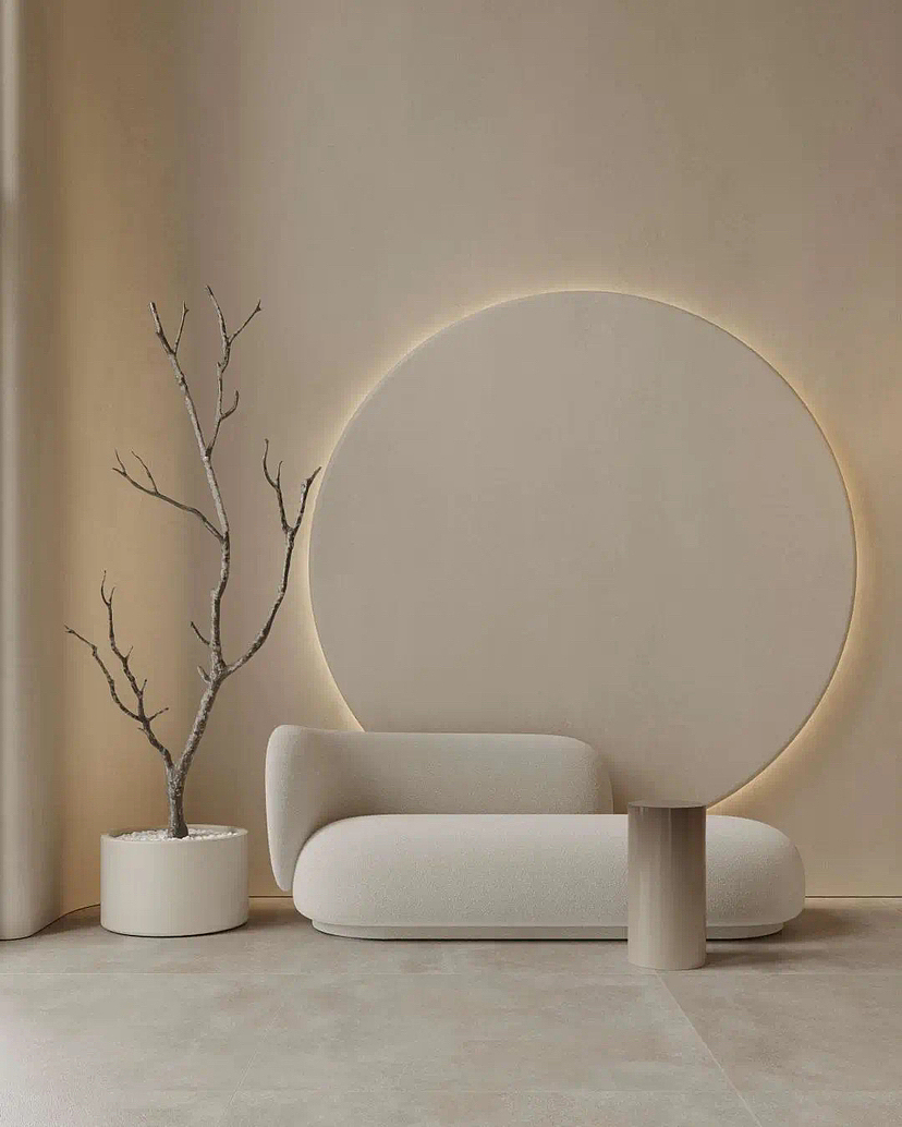 189㎡奶油色空间,静谧的温柔