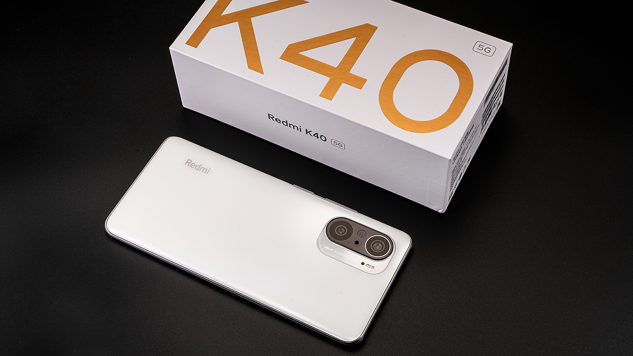RedMi K40 晴雪白