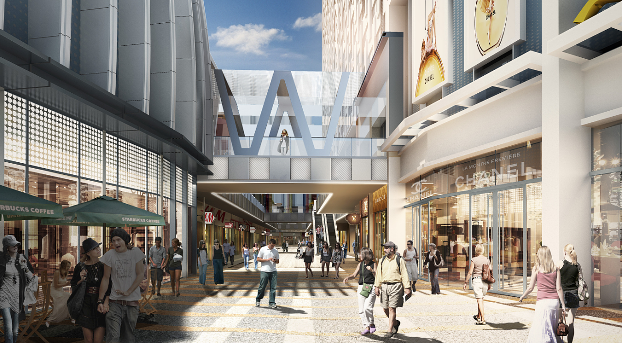 室外商场外立面