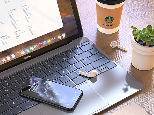 【练习】- iphone 11 材质/场景图练习