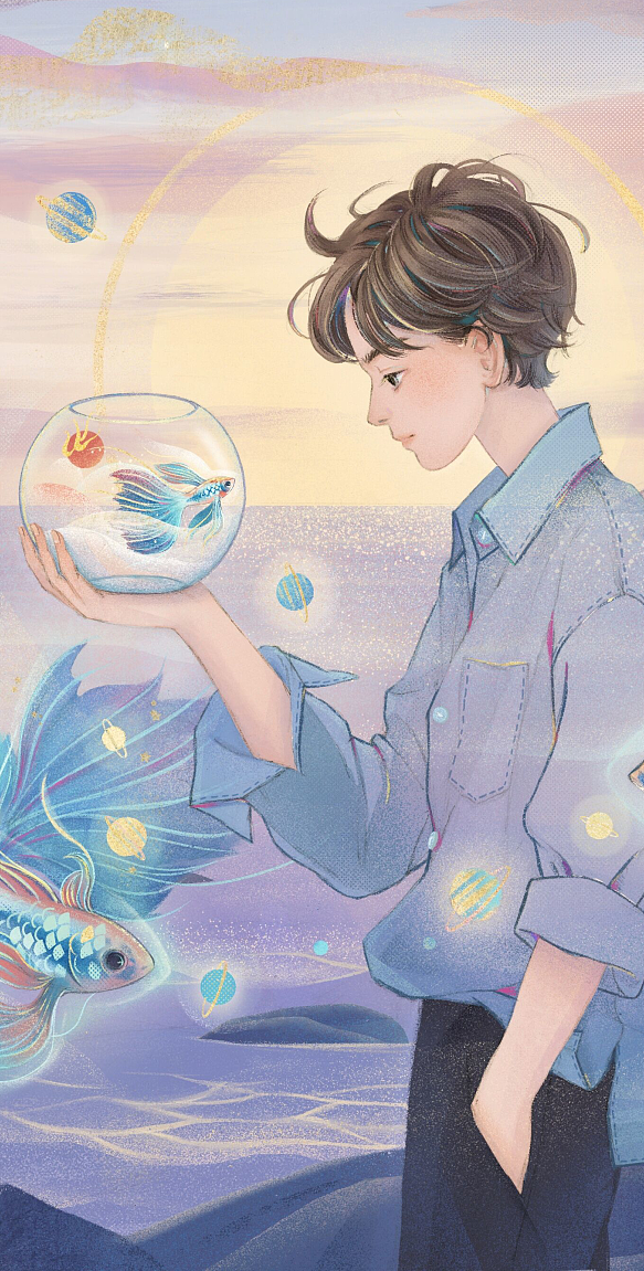 自由（图ZMjU0NTkwNTU2） - 商业插画 - 站酷设计师鱼风子原创素材 - 站酷ZCOOL