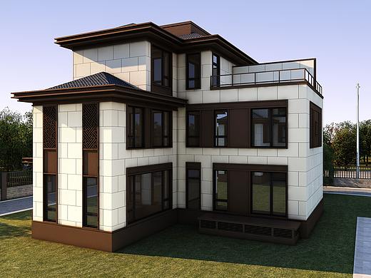 建筑外观效果图图