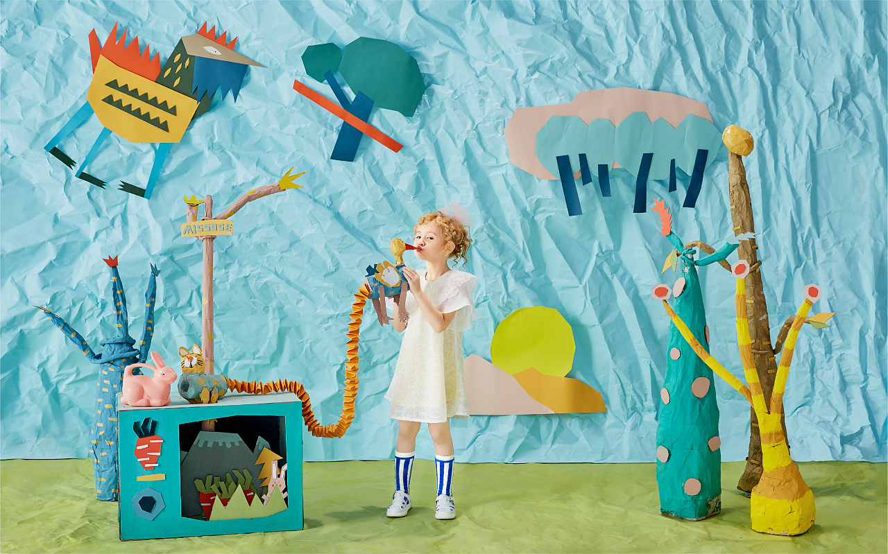 童装品牌2019春夏服饰灵感来源时尚大片设计及制作