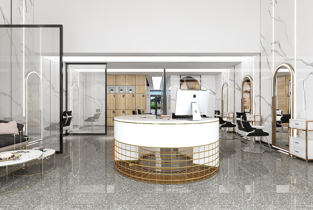 美发沙龙店| |工装“玩”出新格调