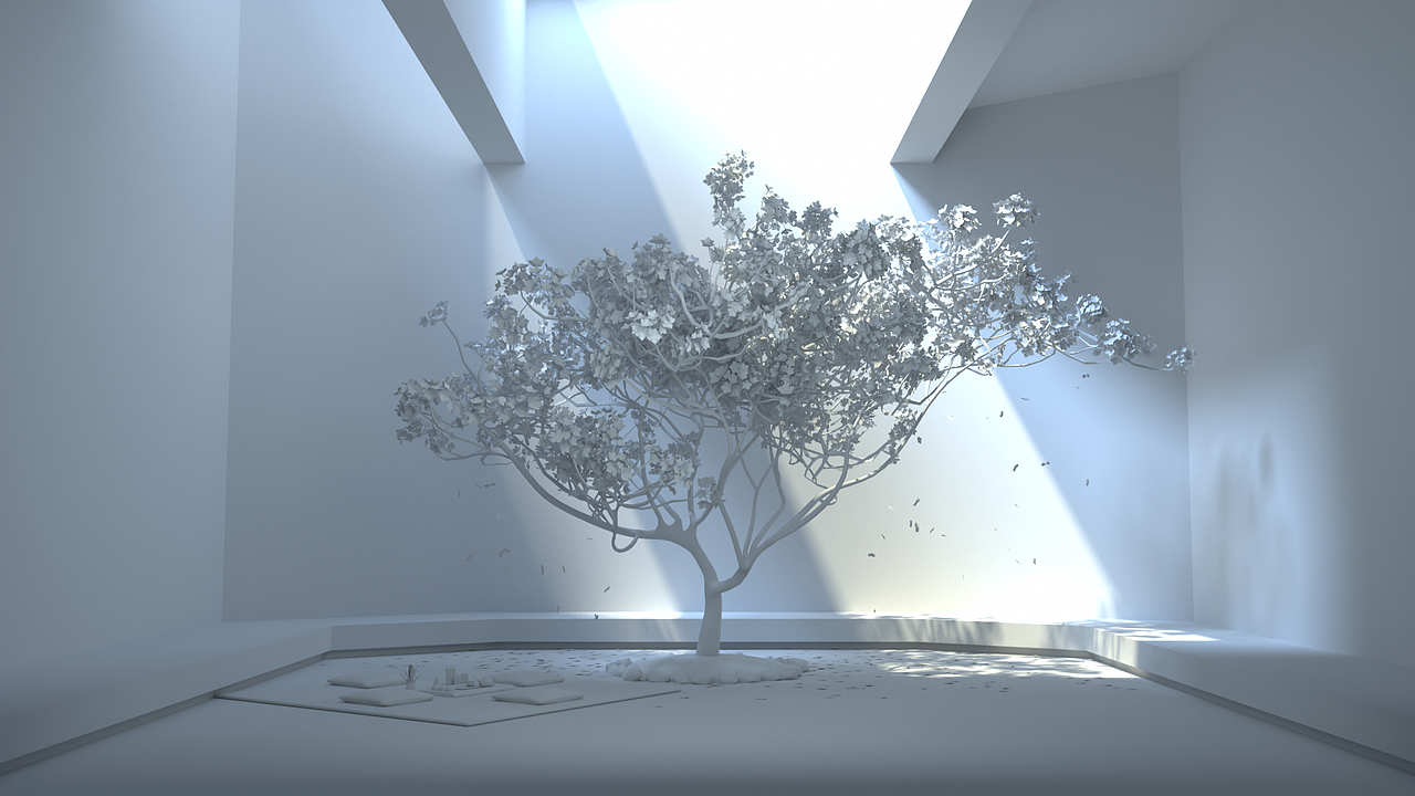 C4D随手练习第二期-樱花场景（图ZMjI5ODEzODQ4） - 场景 - 站酷设计师Jazz_张嘉杰原创素材 - 站酷ZCOOL