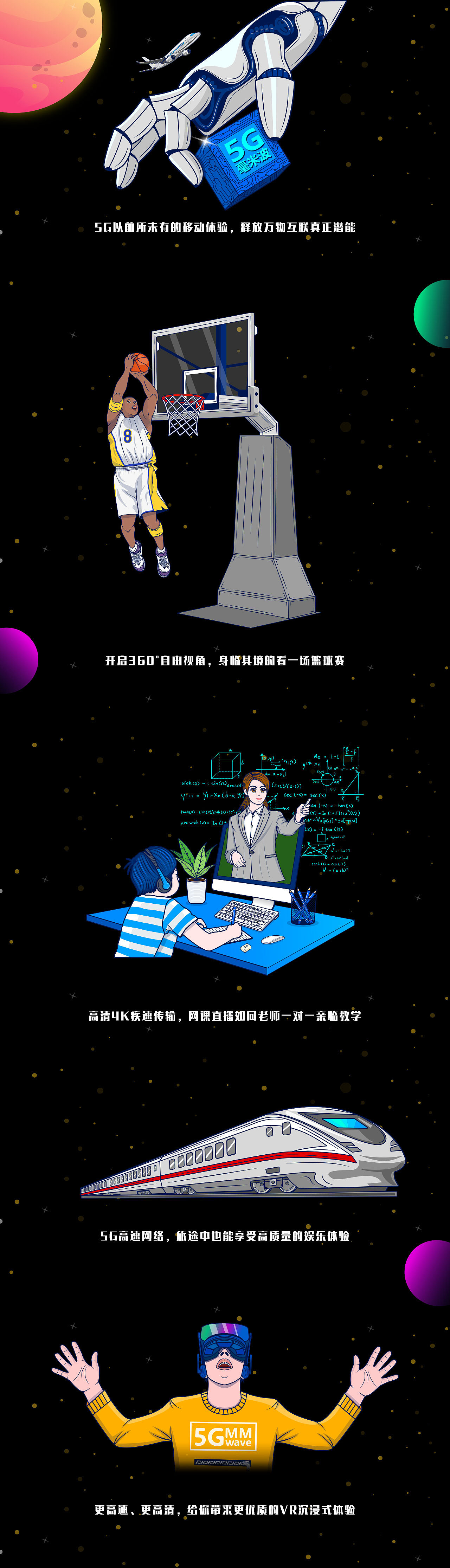 5G毫米波-星球（图ZMjQyNDUyMDQw） - 海报 - 站酷设计师hm_m原创素材 - 站酷ZCOOL