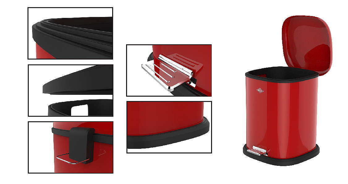 脚踏式垃圾桶（图ZNjY1MjI0MDg=） - 生活用品 - 站酷设计师翟燕君原创素材 - 站酷ZCOOL