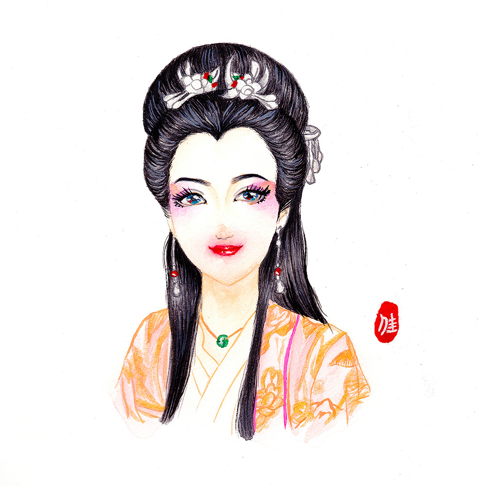 赵雅芝白娘子白素贞新白娘子传奇大唐版赵雅芝绘画集