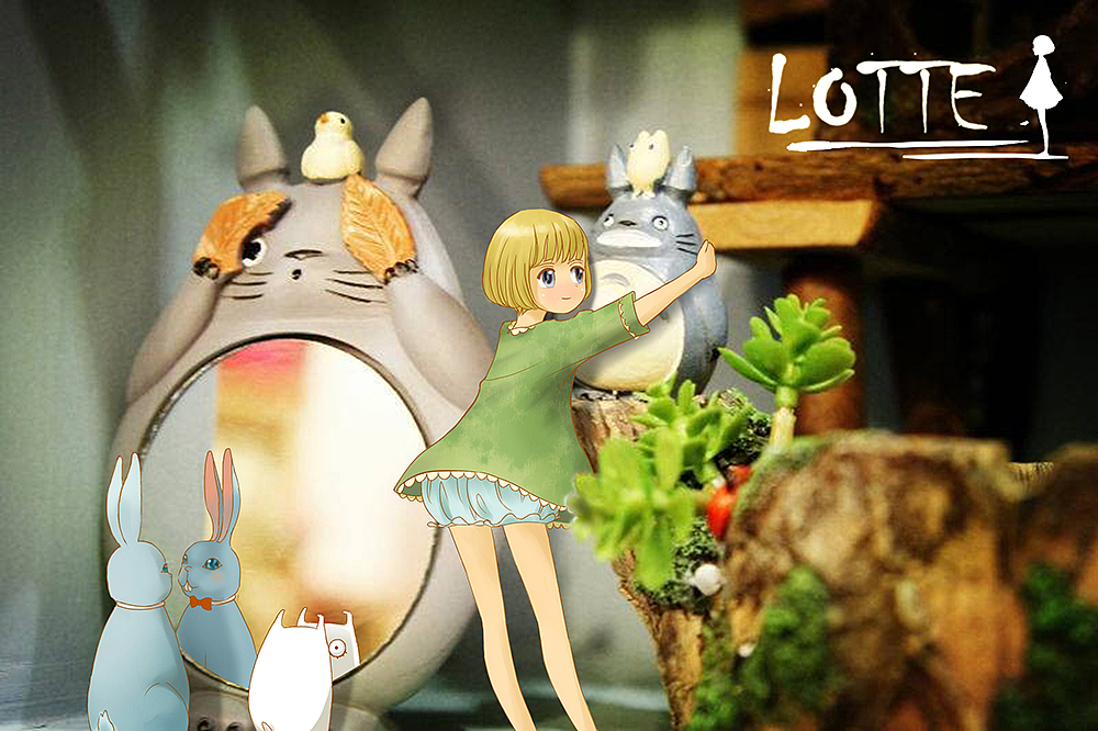 【lotte】绿蒂在新街口（图ZMTg0OTk4MjA=） - 商业插画 - 站酷设计师夏讯原创素材 - 站酷ZCOOL