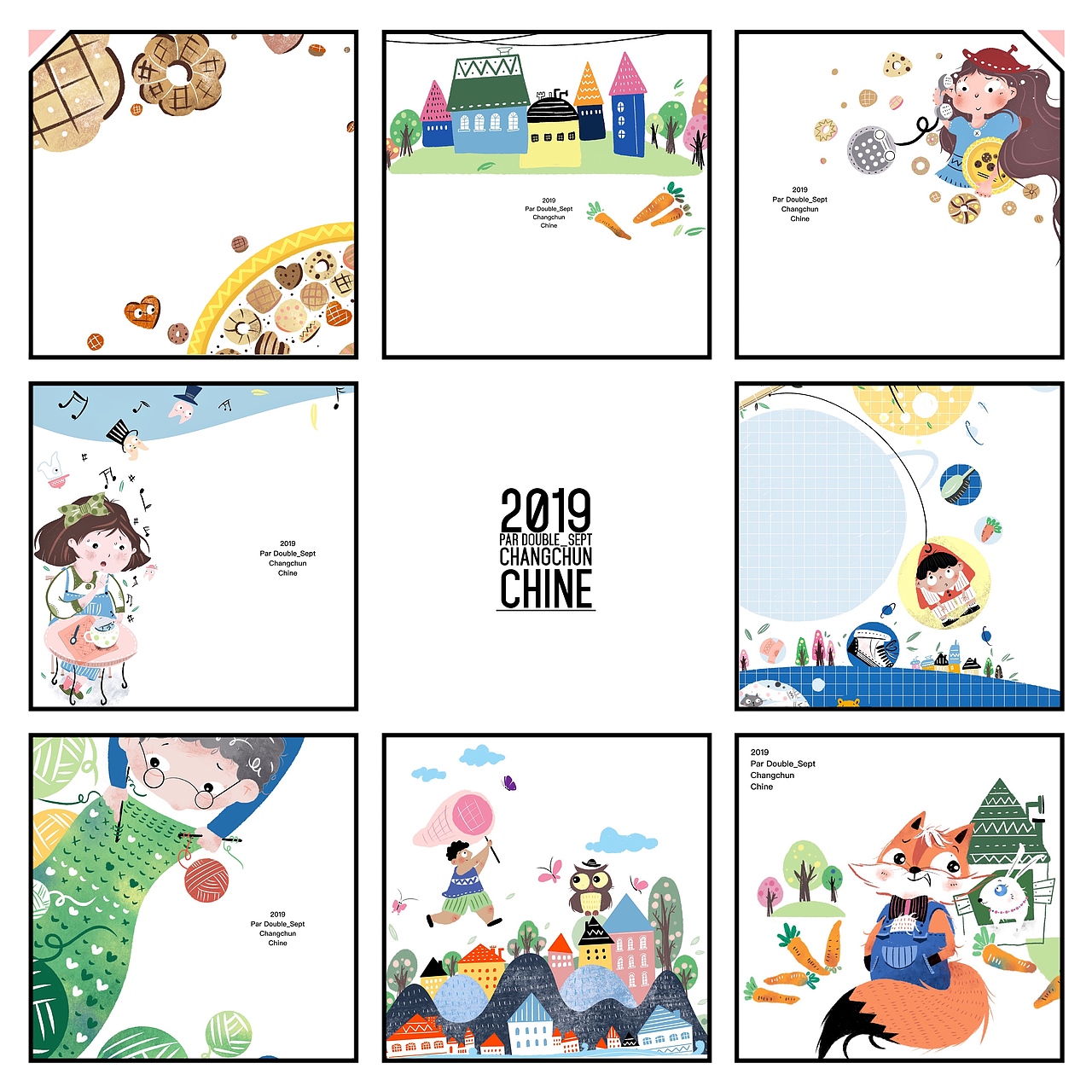 2019儿童杂志插图板绘案例汇总（图ZMTc5MDE3NTc2） - 商业插画 - 站酷设计师Double_Sept原创素材 - 站酷ZCOOL