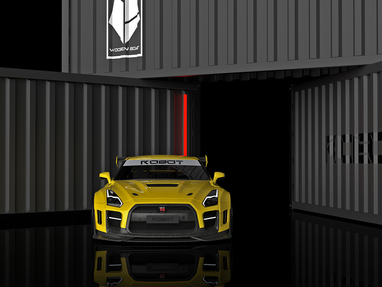 GTR 宽体套件原创设计（图ZMTkxNjA3NjQ4） - 交通工具 - 站酷设计师机器人2050原创素材 - 站酷ZCOOL