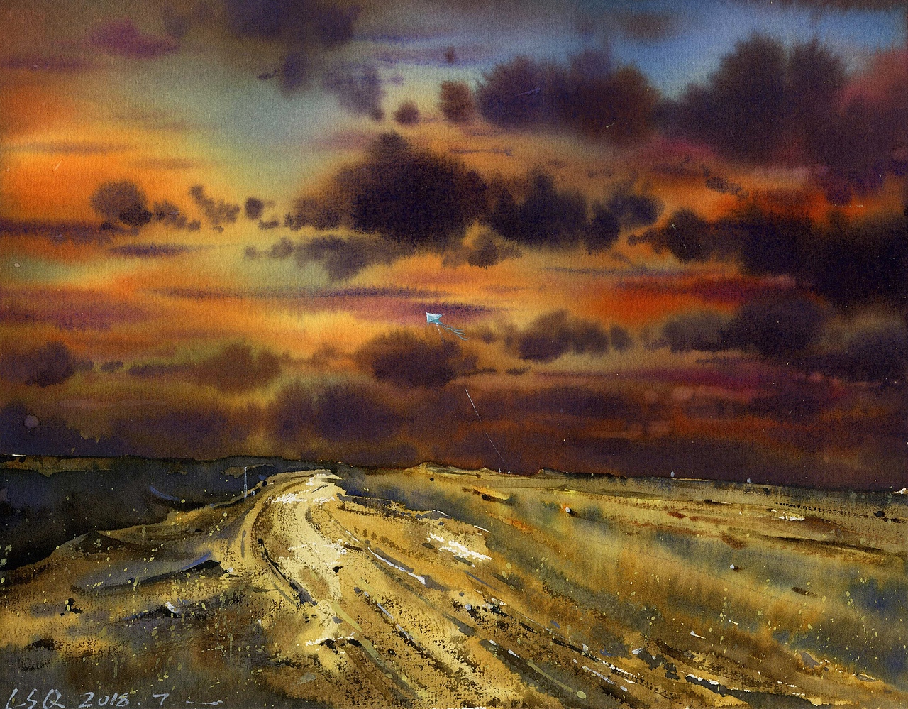 20180723（图ZMTIyNTk1MjE2） - 绘画 - 站酷设计师陈思齐水彩原创素材 - 站酷ZCOOL