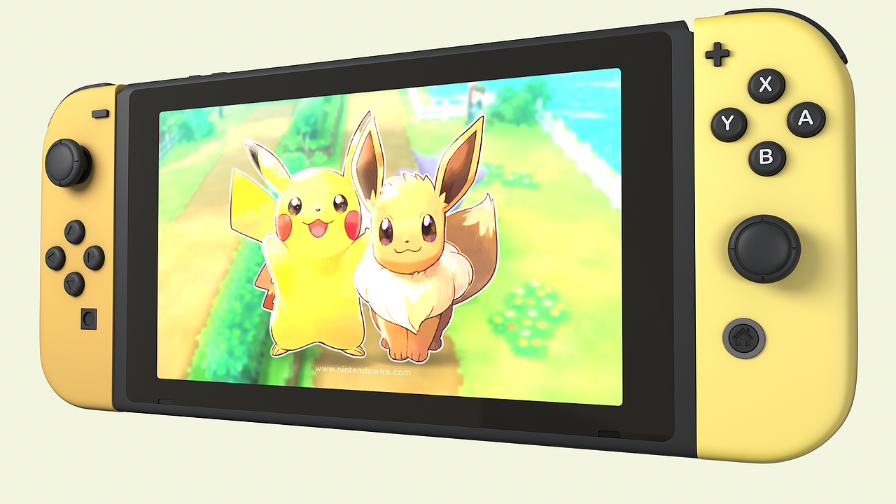 超级精细产品级任天堂switch精灵宝可梦版模型（图ZMTM2MjcwMjc2） - 电子产品 - 站酷设计师逍姚子原创素材 - 站酷ZCOOL