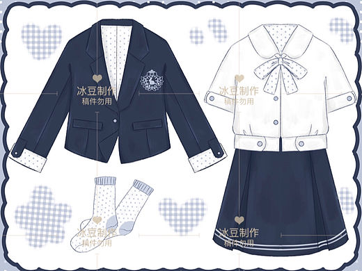 Jk制服设计