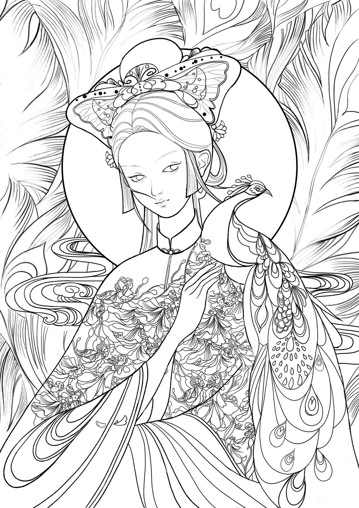 古风星座拟人之【处女座】（图ZMjgzMjAzMjQ0） - 创作习作 - 站酷设计师鹤之宋原创素材 - 站酷ZCOOL