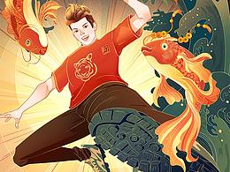 國潮/虎年新年賀圖