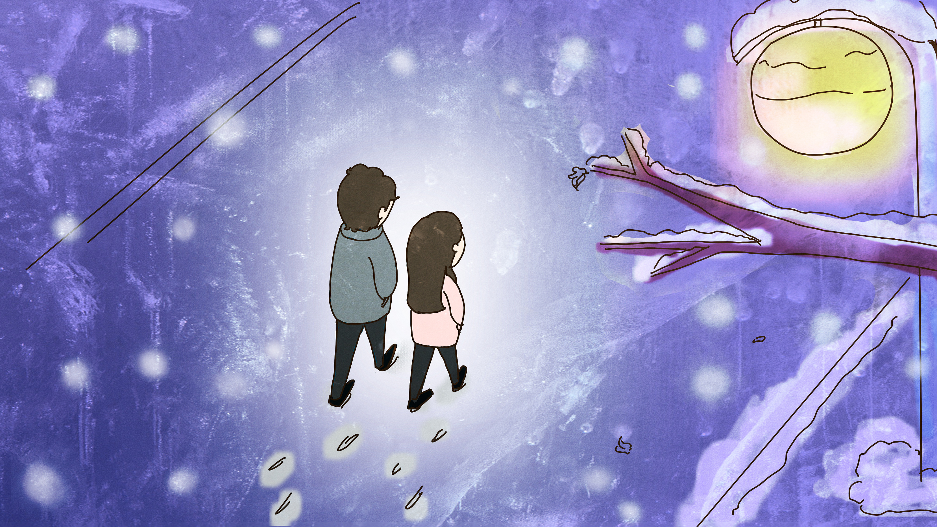 我们的爱情故事|插画|商业插画|电炉子 - 原创作品 - 站酷 (zcool)