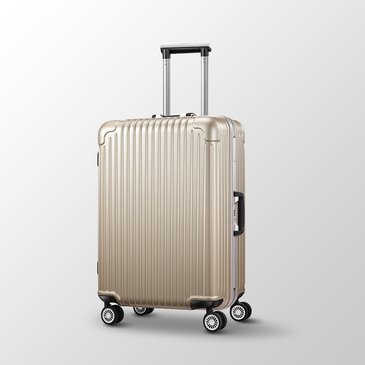 皮尔卡丹拉杆箱产品拍摄精修