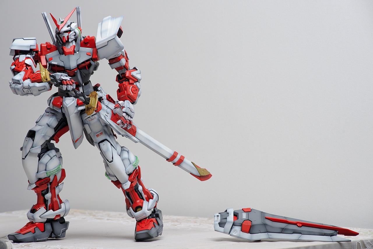 pg红异端高达—德森派乐酋长大陆水性模型漆涂装案例