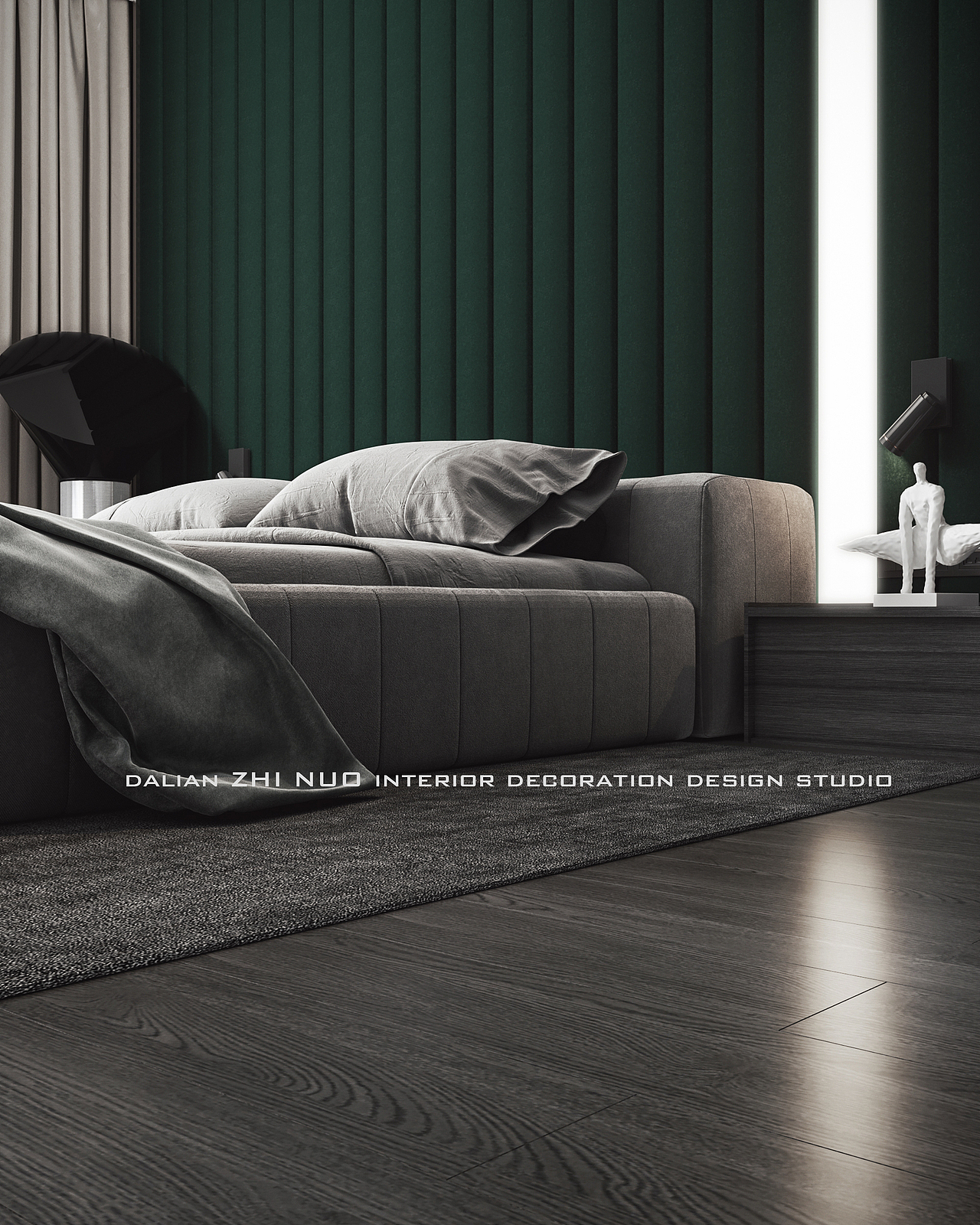 芷诺空间设计|简雅高级黑，质感与美学的交融（图ZMjA5NjMyNDcy） - 家装设计 - 站酷设计师芷诺空间设计原创素材 - 站酷ZCOOL