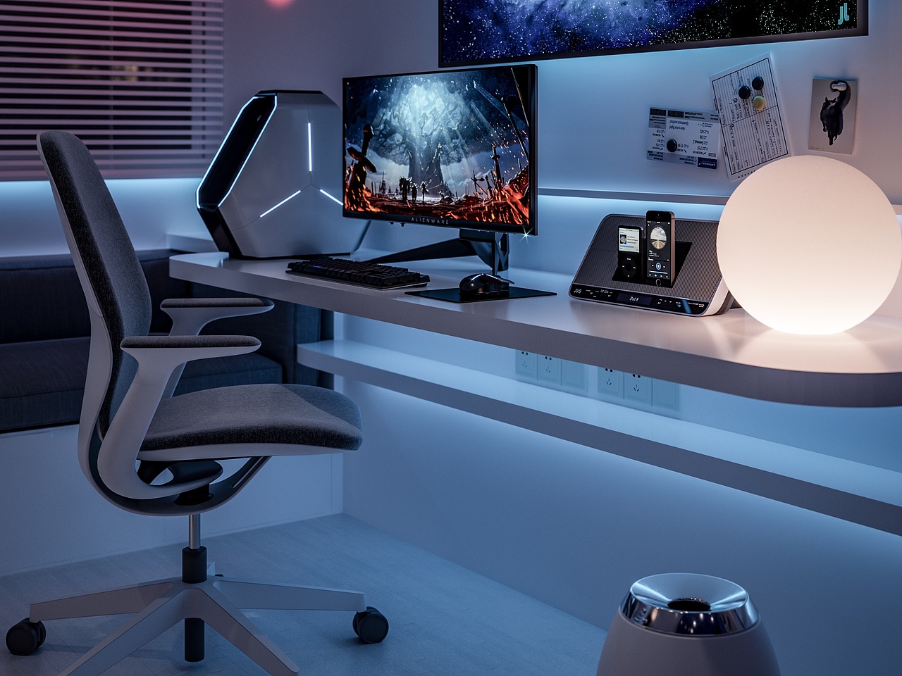 家里有个电竞室（图ZMTY1OTQ4Mzgw） - 家装设计 - 站酷设计师许铭轩Eddie原创素材 - 站酷ZCOOL