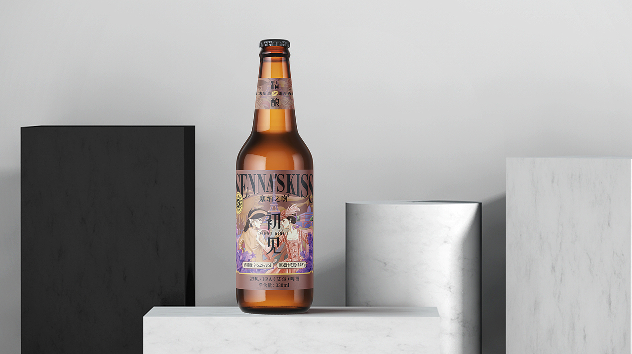 SENNA`S KISS塞纳之吻精酿啤酒包装设计