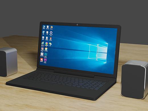 Blender-笔记本电脑（个人主页-ZMzg4ODgxNDA=） - 建筑/空间 - 站酷设计师凤栖梧桐林原创素材 - 站酷ZCOOL