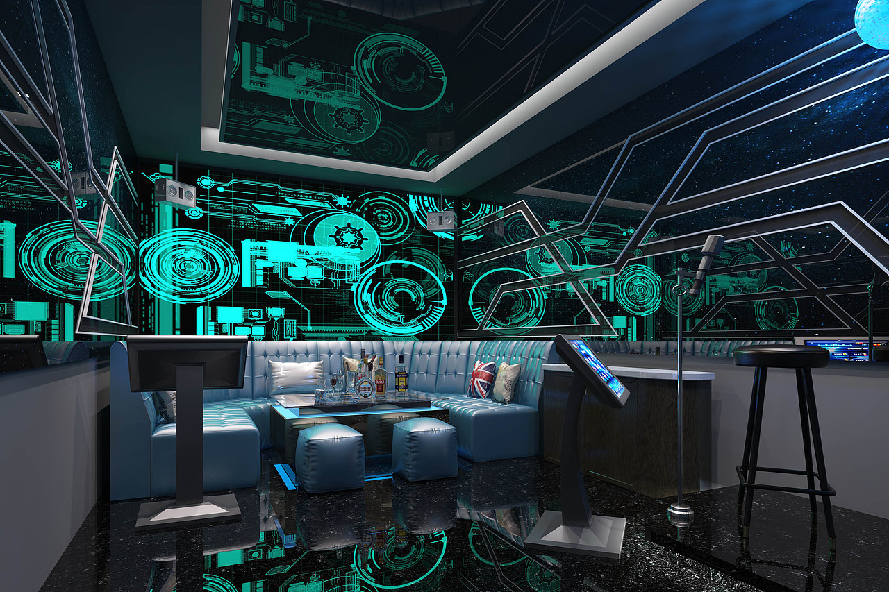 九尺堂设计欣赏-好印象KTV装修设计效果图