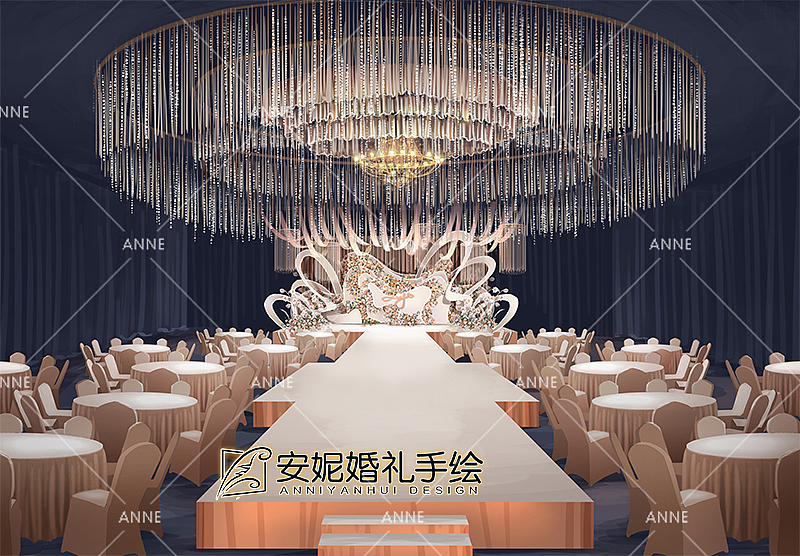 摇曳（图ZMTY0NjQxMzQ0） - 舞台美术 - 站酷设计师安妮婚礼手绘原创素材 - 站酷ZCOOL