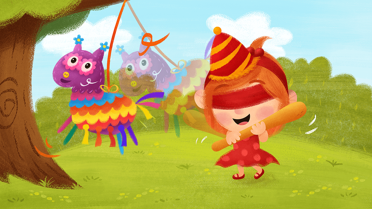 The girl with the game!