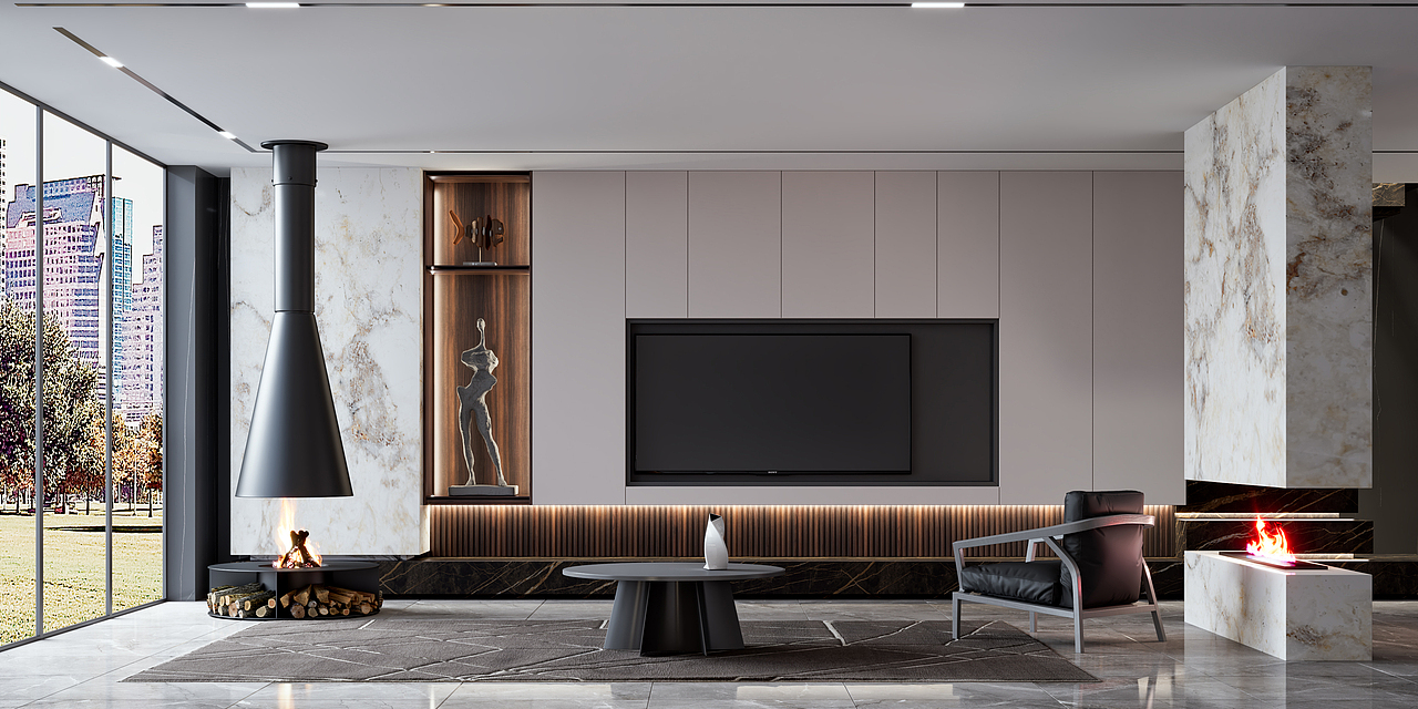 霸道总裁的大平层