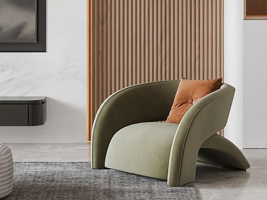 一套现代轻奢效果图