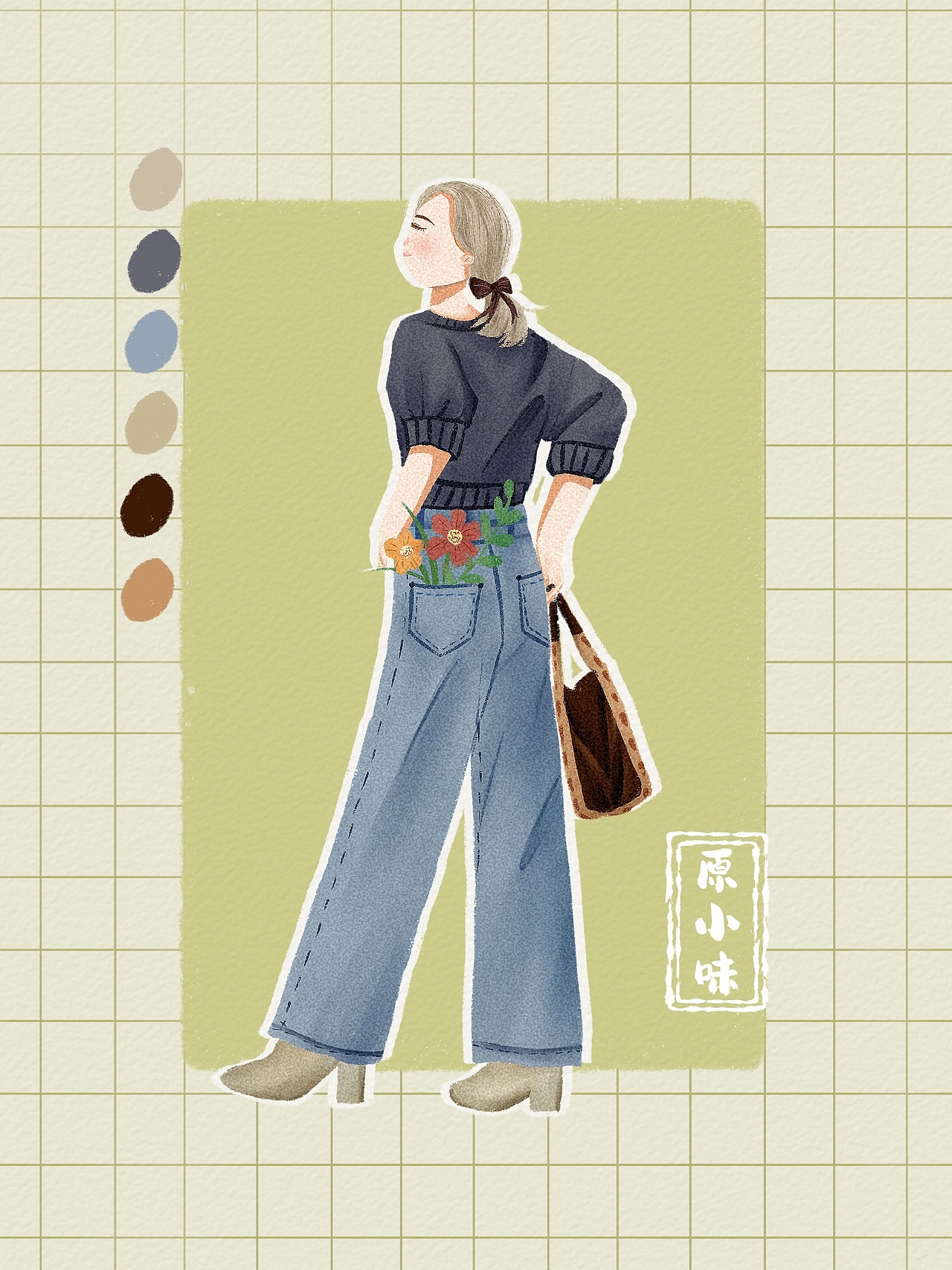 板绘插画女孩合集