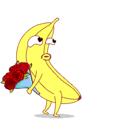 香蕉卡通动态图图片