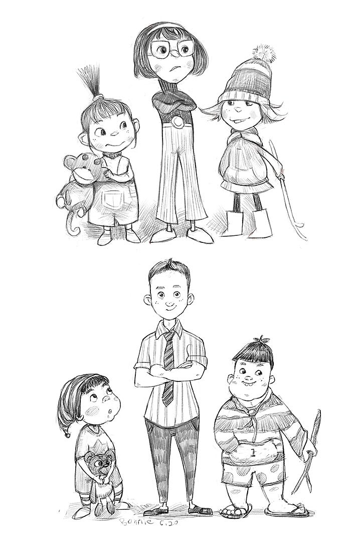 别人的和自己的～（图ZODQ2MTcyODg=） - 儿童插画 - 站酷设计师Bonnie小博原创素材 - 站酷ZCOOL