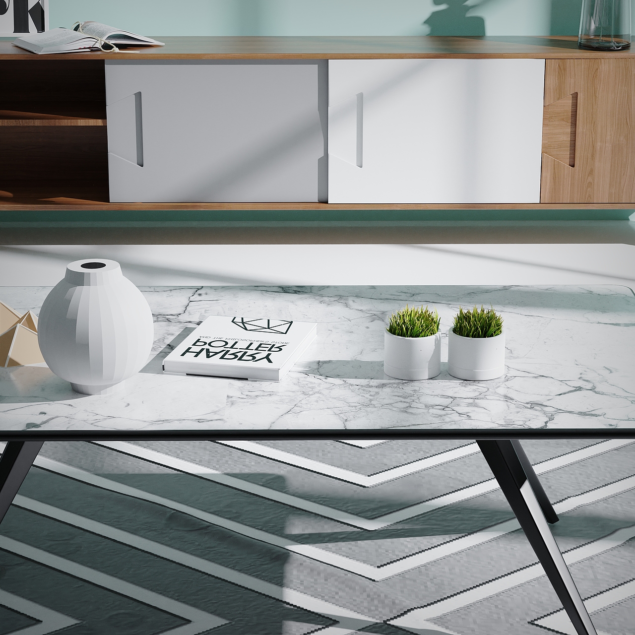 keyshot室内场景渲染