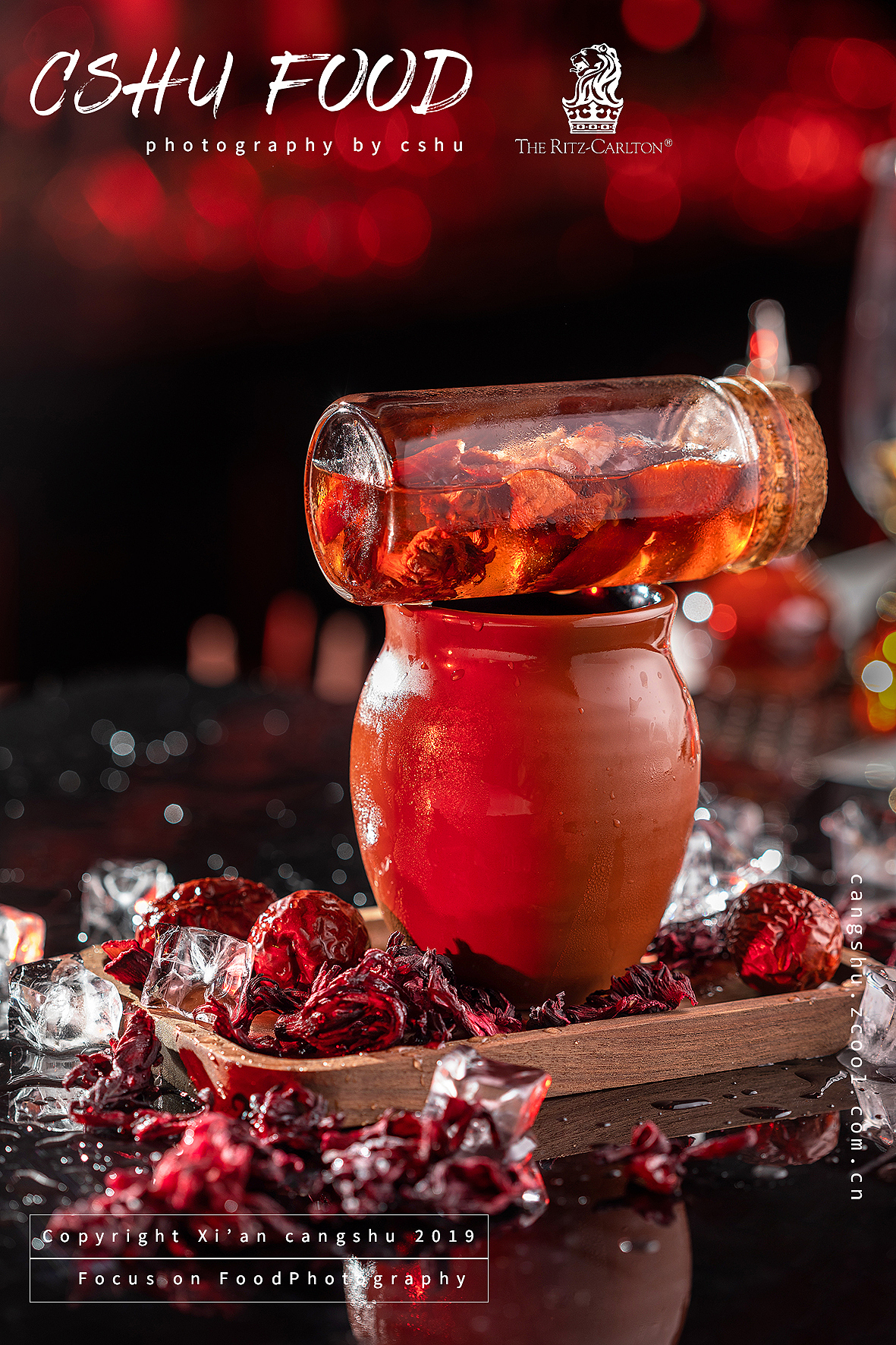 西安美食摄影-西安丽思卡尔顿酒吧摄影,酒水摄影