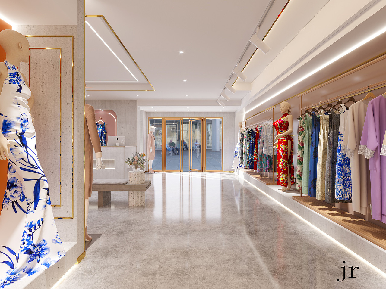 服装店（图ZMjQ5NjIzNjA0） - 商业空间设计 - 站酷设计师考拉shudaixiong原创素材 - 站酷ZCOOL