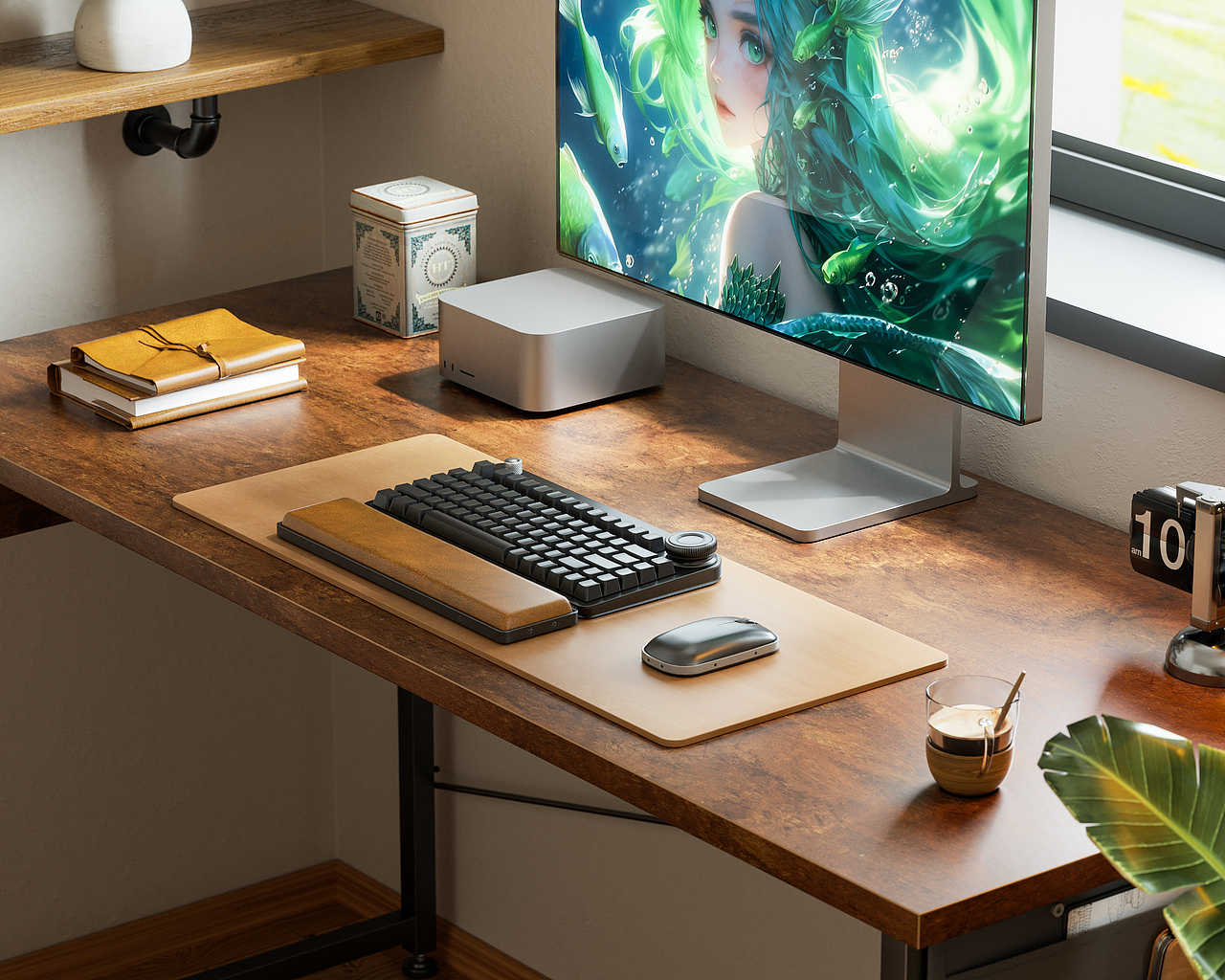 C4D-写实产品/场景室内渲染练习/电商办公桌