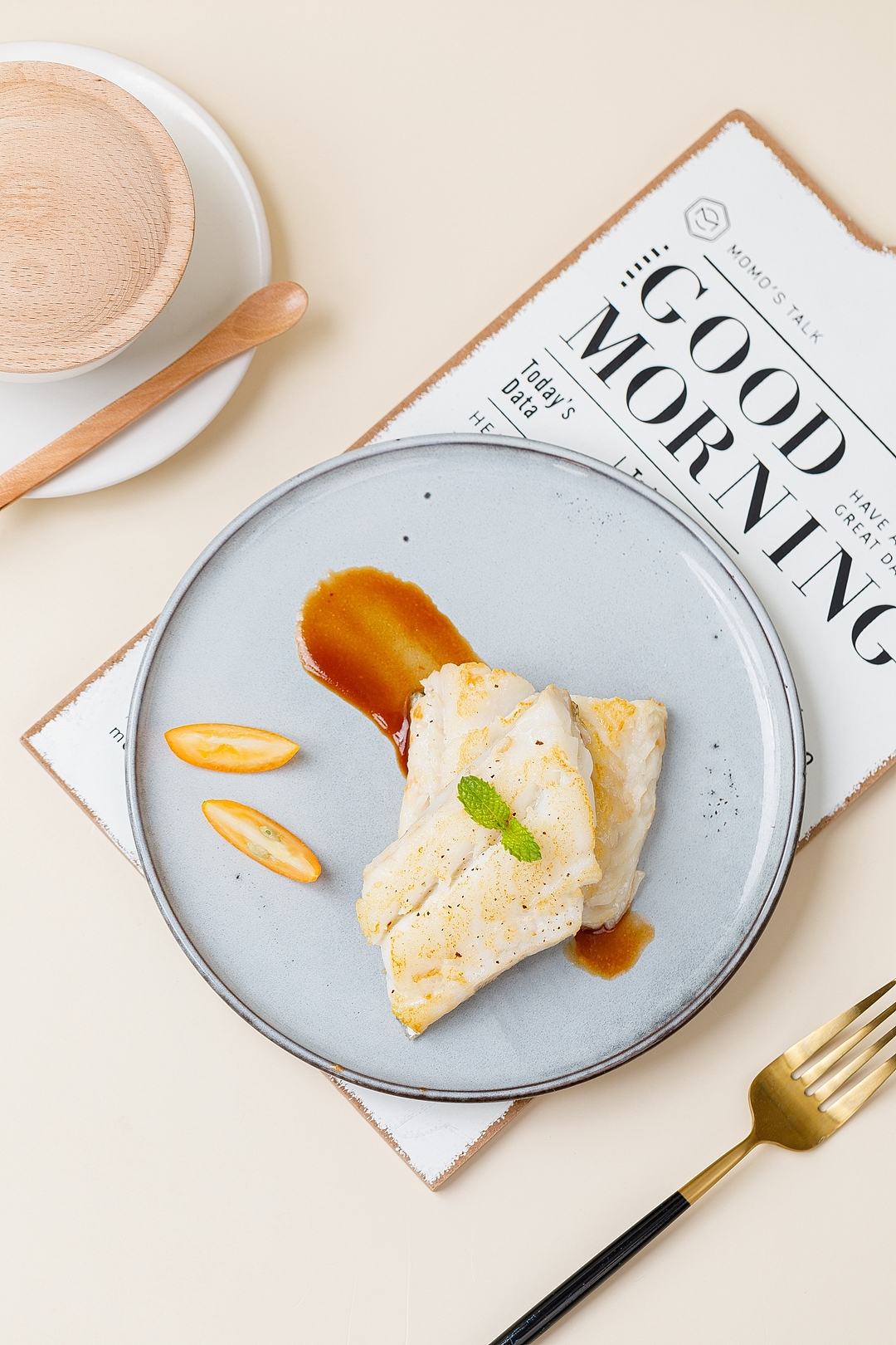 鳕鱼的拍摄| 八分青岛美食食品摄影