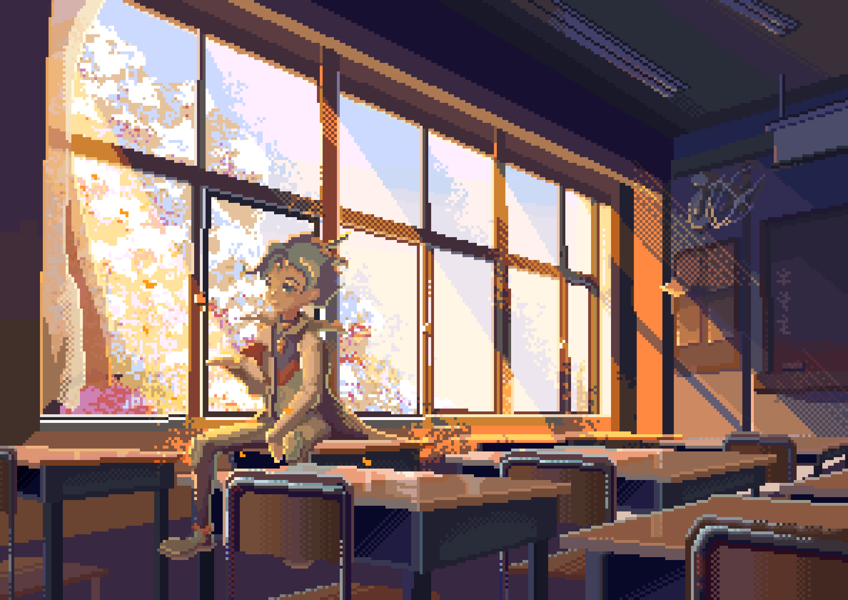 【像素】不会画画 好好学习天天向上（图ZMjkzMzUwODIw） - 像素画 - 站酷设计师ZHIZHIYEE原创素材 - 站酷ZCOOL