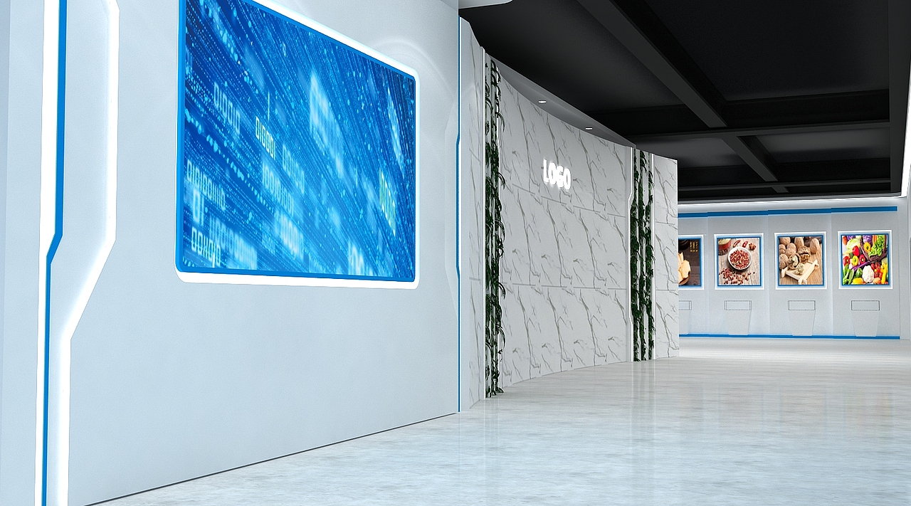 润丰集团展厅设计3D效果图