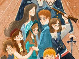 悲慘世界-音樂劇 插畫