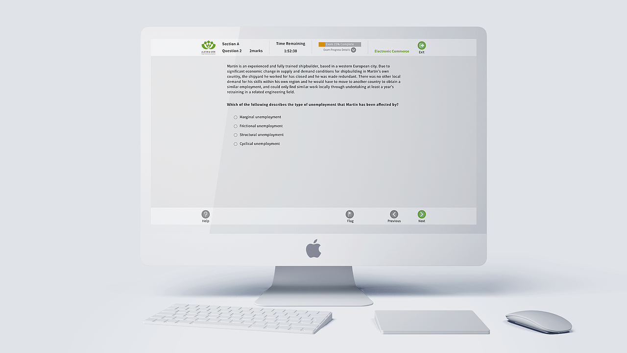 在线考试界面设计