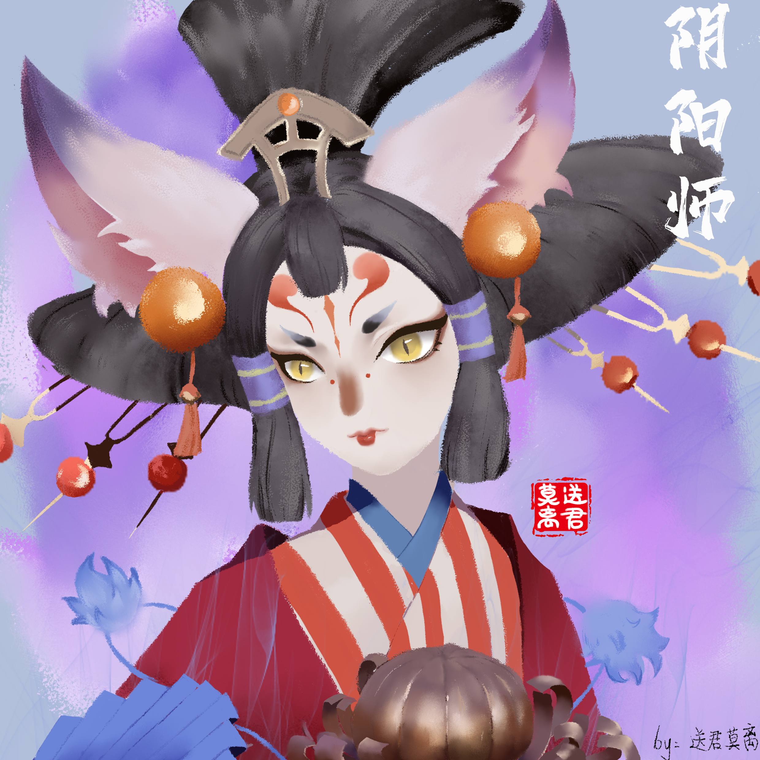 阴阳师同人插画头像