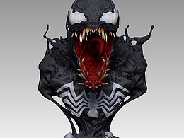 前段时间做的毒液雕像