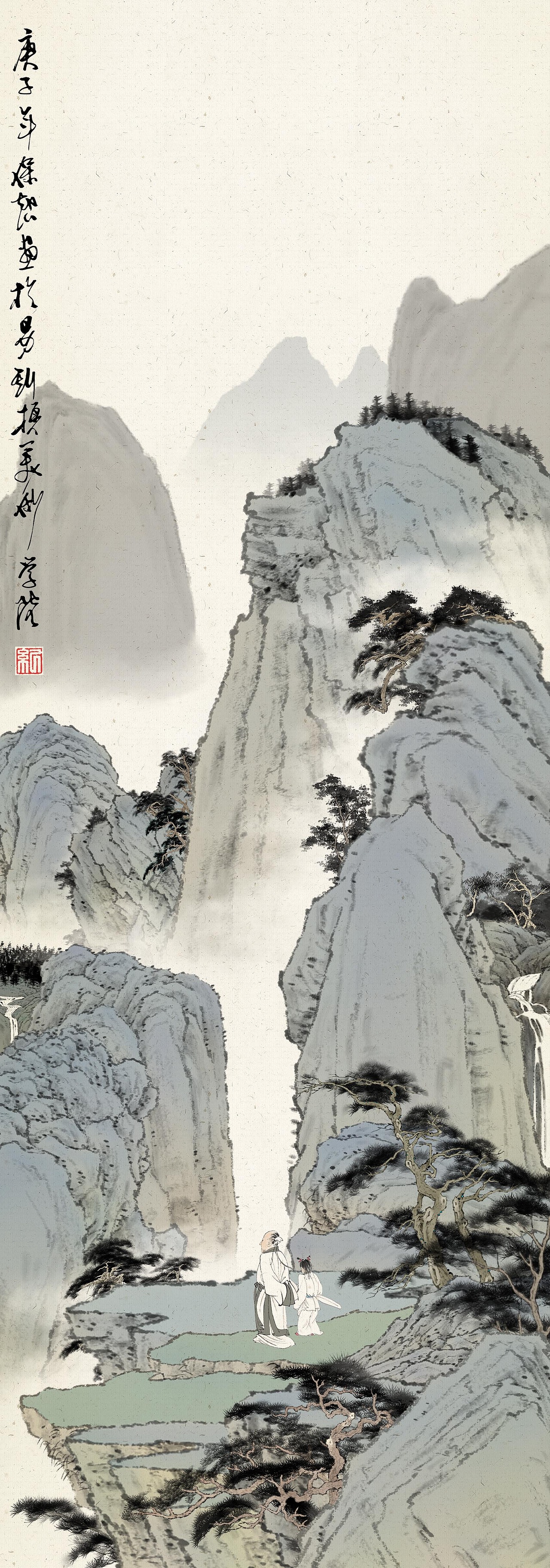 纪保超《数字山水》（图ZMjQ3MDQ2MzQ0） - 商业插画 - 站酷设计师纪保超原创素材 - 站酷ZCOOL