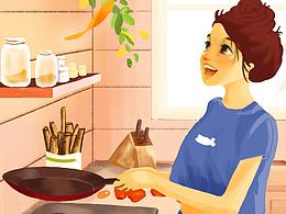 手绘-烹饪小课堂开屏、弹窗、banner